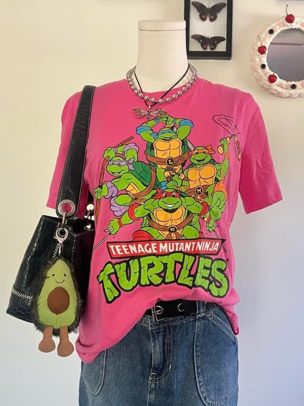 Teenage Mutant Ninja Turtles Pink Graphic Tee